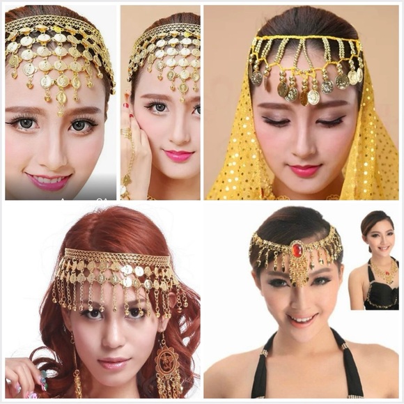 COPY - 🎃Halloween combo: harem princess gown set & golden jewelry - Picture 15 of 16